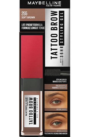 TATTOO BROW GEL pentru stilizarea sprancenelor Soft Brown