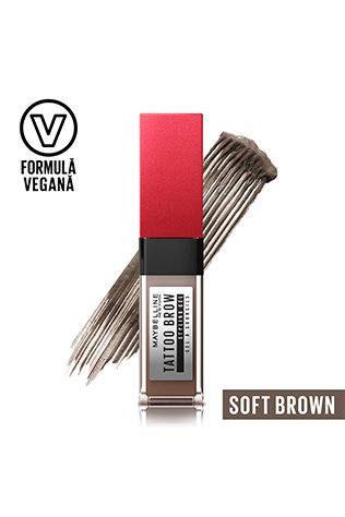 TATTOO BROW GEL pentru stilizarea sprancenelor Soft Brown