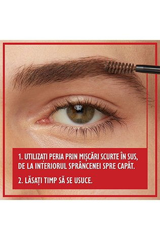 Pasii utilizarii TATTOO BROW GEL pentru stilizarea sprancenelor