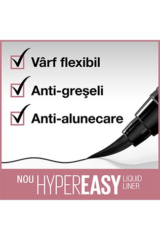 Eyestudio Hyper Easy tus lichid cu aplicator pensula nuanta Picth Black