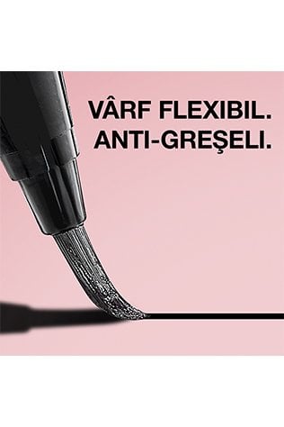 Eyestudio Hyper Easy tus lichid cu aplicator pensula cu varf flexibil si anti-greseli
