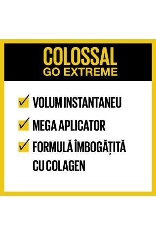 Colossal Go Extreme Mascara - beneficii