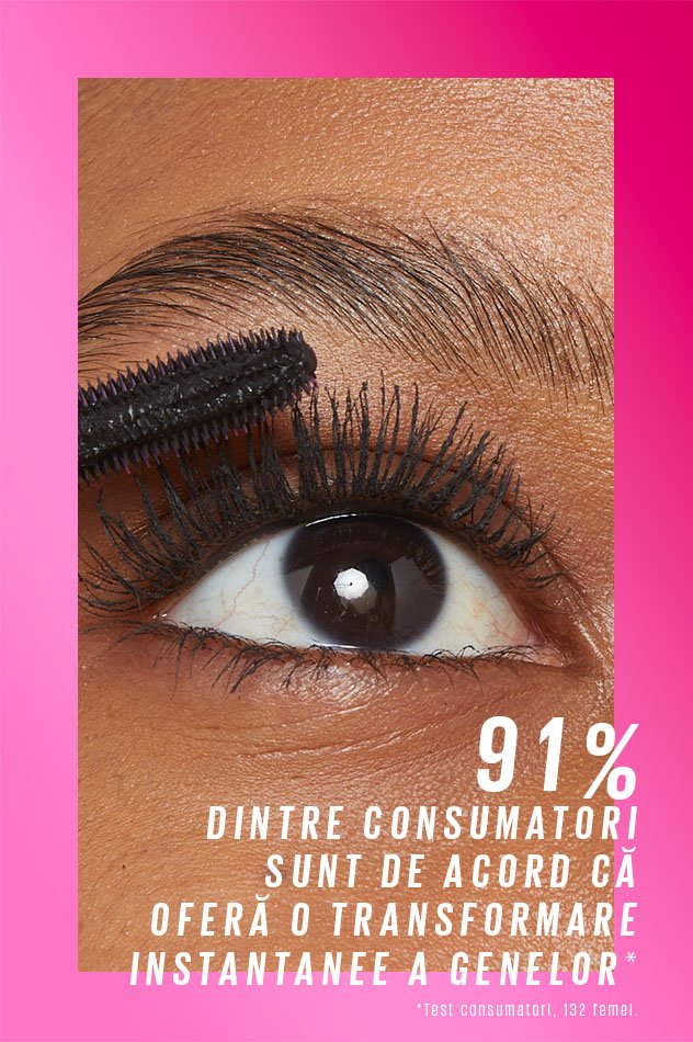 Efectul Lash Sensational Sky High inainte si dupa