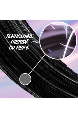 Produsul THE FALSIES SURREAL prezinta cu o tehnologie hibrida cu fibre