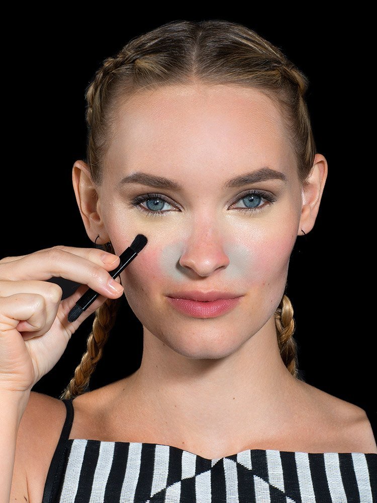 maybelline master camo light step2 correct blend 3x4